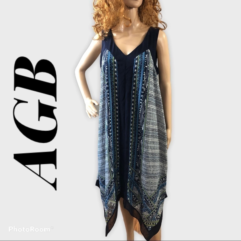 Agb tribal print dress. Size 12
